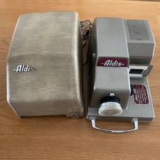 Vintage ALDIS 303 Diaprojektor mit Koffer 60er Jahre GUT FUNKTIONSFÄHIG