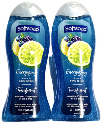 2 Pack Softsoap Body Wash Energizing Citrus & Berry Splash 20oz