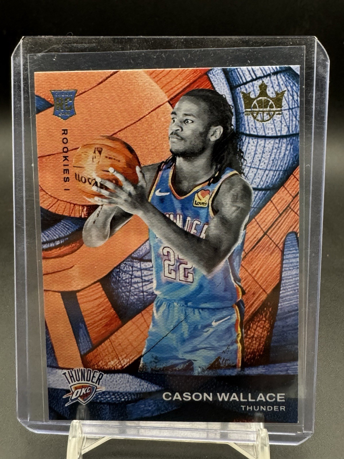 2023-24 Panini Court Kings Cason Wallace Rookies I #93 (RC) Thunder Basketball
