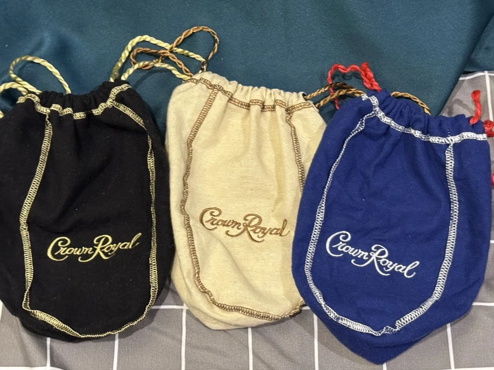 Crown Royal Cloth Drawstring Bags , 3 Pack - Image 3 of 4
