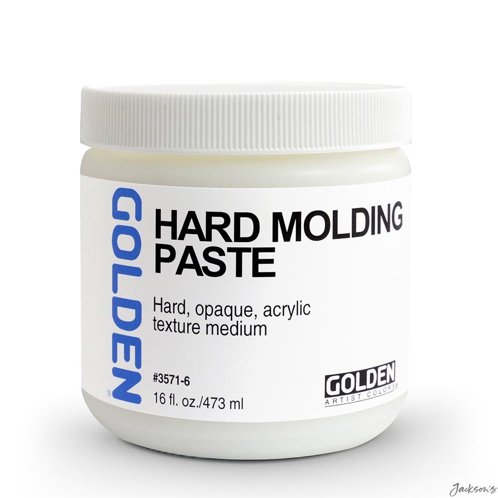 Golden Hard Moulding Paste Acrylic Medium 473ml For Textured Durable Surfaces