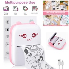 Portable Mini Thermal Pocket Photo Printer Wireless Bluetooth Note Printing