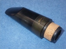 VINTAGE H. SELMER HS Bb CLARINET MOUTHPIECE - 1st GEN., OLD LOGO, "A" CHAMBER
