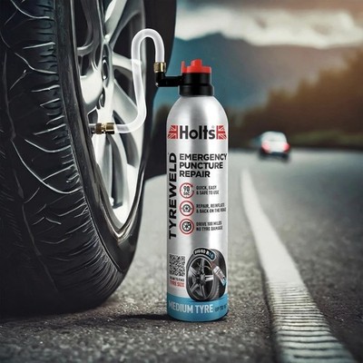 2 x Holts Tyreweld Notfall Pannen Reparatur schnell einfach ohne Werkzeug Reqd Safe 400ml