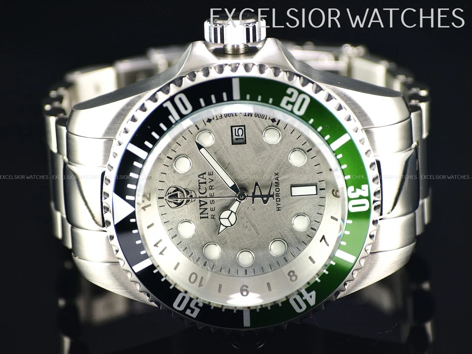 Raro Reloj de Buceo Invicta Reserve Hydromax 52mm Meteorite NH35A Automático 1000M Foto 3 de 4
