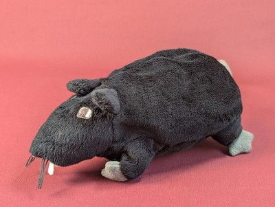 IKEA RATTE  GOSIG RATTA Stofftier Kuscheltier schwarz Plüschtier Maus