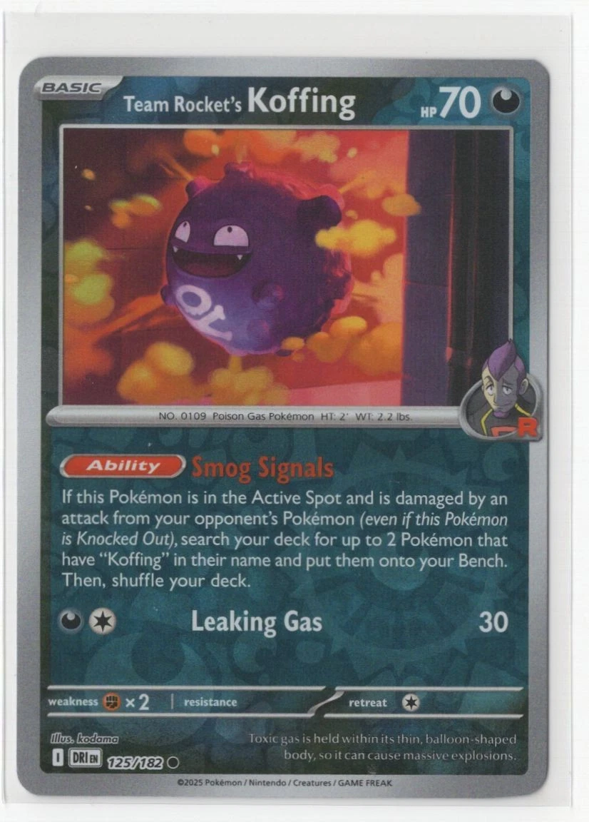 Team Rocket's Koffing Pokémon TCG Cards for sale | eBay