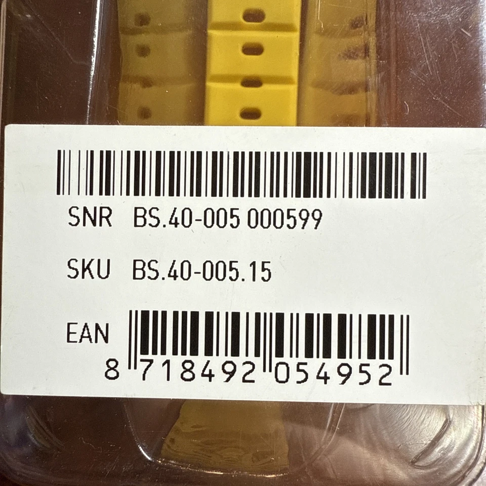 KYBOE! Кварцевые часы Giant Mariner 40 мм желтые 10 атм WR FW.40-008 нуждаются в аккумуляторе - Изображение 4 из 4