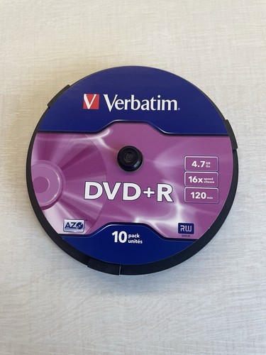 VERBATIM DVD+R Blank Discs x9 120 min 4.7GB 16 x Speed | eBay