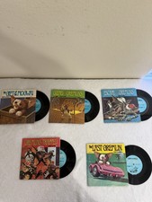Gremlins Adventures Read Along Story Books 1-5 Vinyl Records 1984 Set Of Five