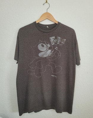 Felix the Cat Vintage T-Shirt Grey Mens Sz L