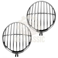 Headlight Grilles Polished Stainless For Vw Bus Beetle 356 Porsche. Sold As Pr Headlight Grilles Polished Stainless For Vw Bus Beetle 356 Porsche. Sold As Pr