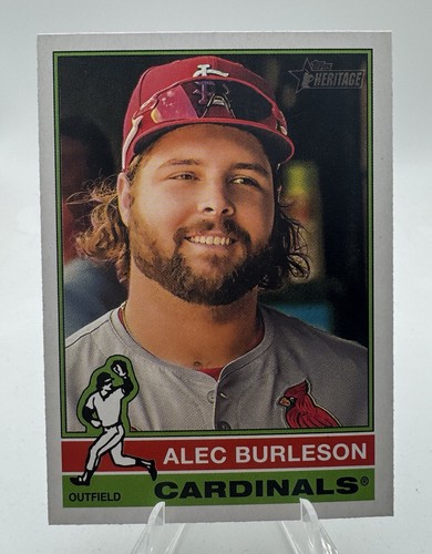 2025 Topps Heritage #98 Alec Burleson | Baseball Card