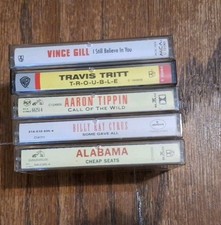 Cassette Tape Combo. Country Men Of The 90's, 5 Albums Included