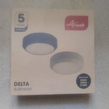 Ansell Emergency Delta CCT Round Bulkhead ADLED2/WV/CCT/M3 White 13W 1600lm IP65