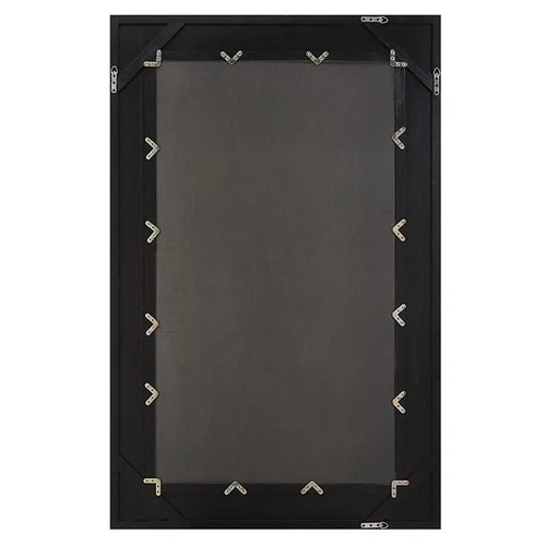 Uttermost Everest Contemporary Wood and Glass Mirror in Black - Picture 4 of 7