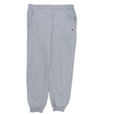 Champion Men’s Grey Sweatpants L Regular Fit Fleece Joggers