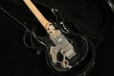 Custom  Electric Guitar H-S-H Pickups Clear Acrylic Fast Ship Floyd Rose Bridge