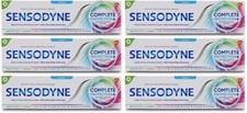 Sensodyne Complete Protection Plus Original Toothpaste 75ml X 6 93.76 per litre