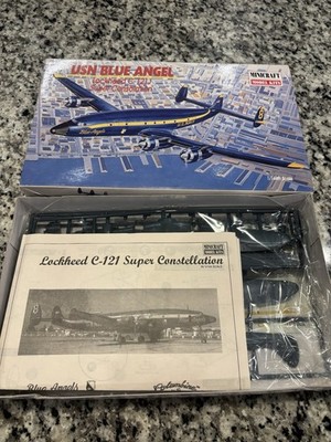 Minicraft USN Blue Angel Lockheed C-121J Super Constellation Model Kit 1/144th
