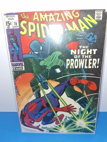 Amazing Spider-Man # 78 1969 VG+ 1st Prowler Hobie Brown Key  🔑  🔥  👀