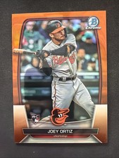 2023 Bowman Chrome Joey Ortiz Rookie Orange Refractor /25 Orioles Brewers