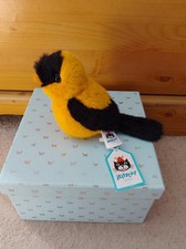 Jellycat. Birdling Goldfinch. Retired. Genuine. Brand New With Tags. *Imperfect*