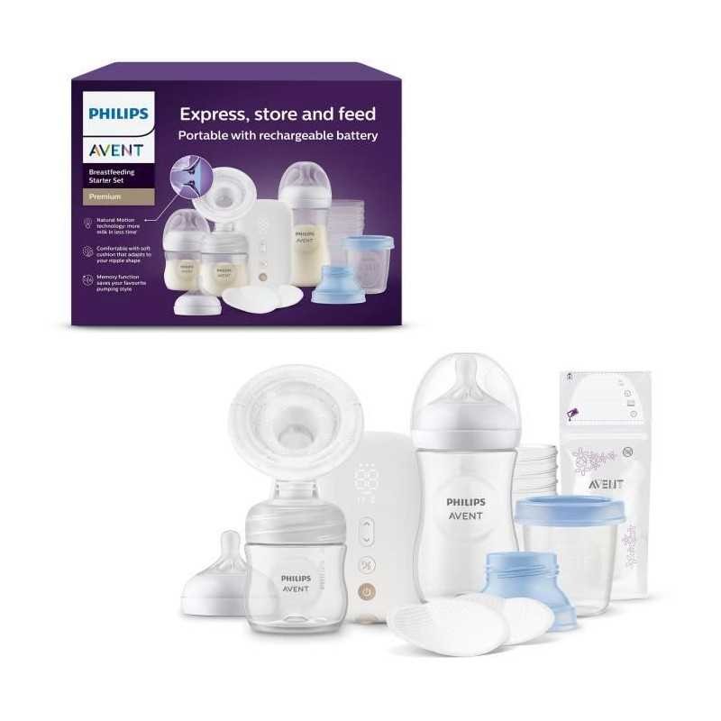 Tire-lait electrique Philips simple sans BPA avec coussin en silicone souple