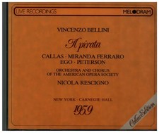 2xCD Vincenzo Bellini - Maria Callas , Pier Miranda Ferraro , Co Il Pirata