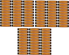 90 pcs 24V LED Amber Side Marker Lights For Truck Lorry Daf Man Scania E Mark