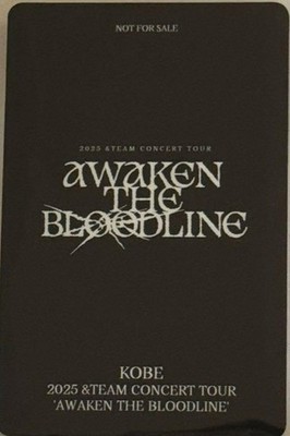 &TEAM Photocard – AWAKEN THE BLOODLINE Japan HYOGO KOBE Official