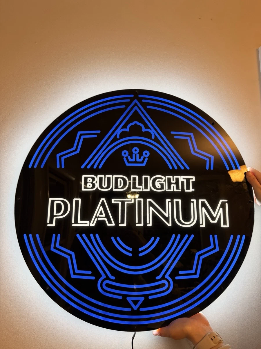 Bud Light Platinum In Collectible Budweiser Signs & Tins for sale