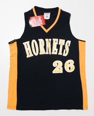 Rawlings Hornets #26 Blue and Gold Women's Medium Basketball Jersey New With Tag