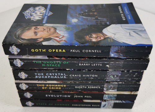 Doctor Who The Missing Adventures - 1990s Vintage 6 x Book Job Lot Collection
