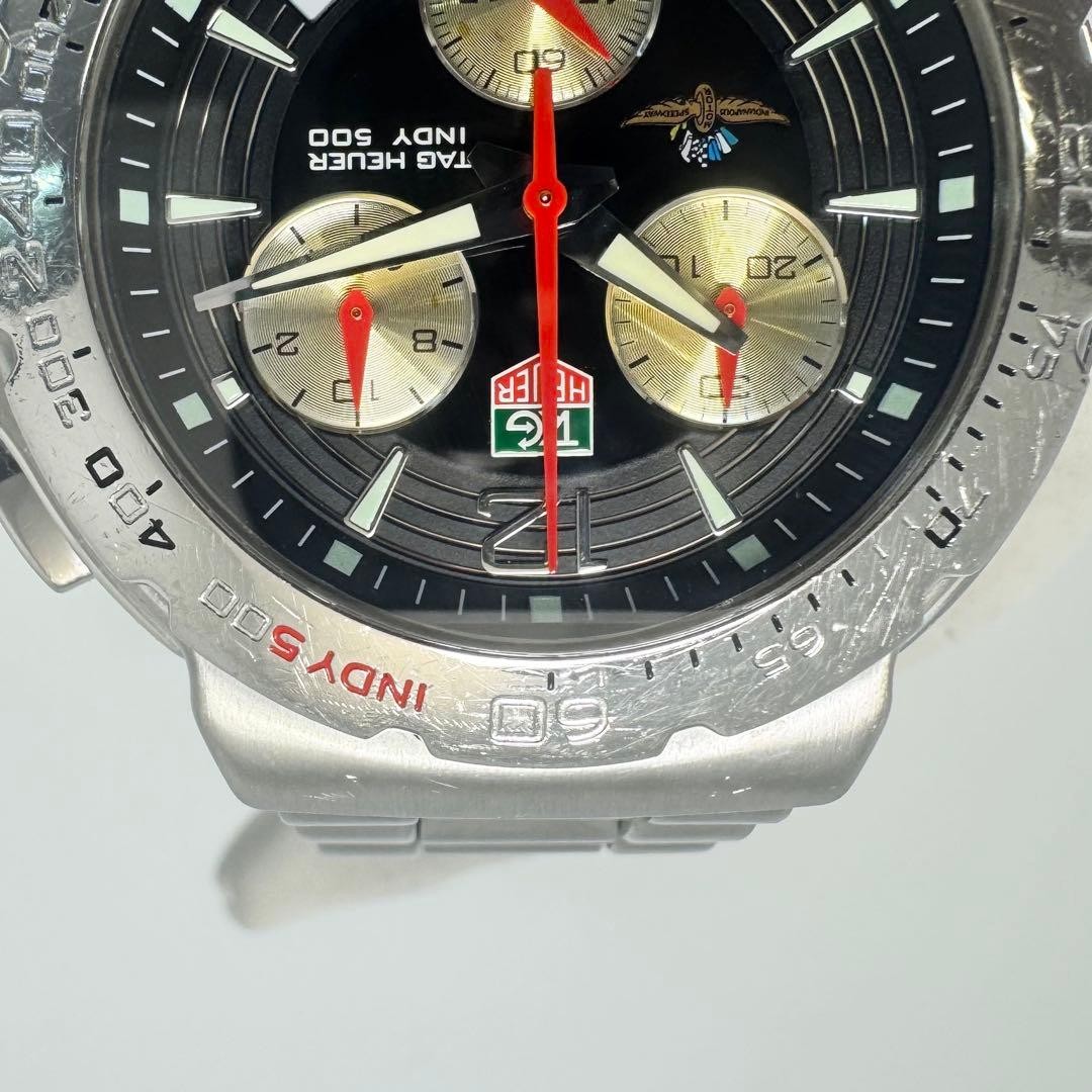 Tag Heuer Quartz Chronograph 200m Formula 1 Indy 500 Wrist 17cm CAC111B image 5