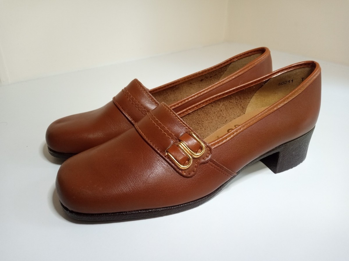 Vintage Clarks Clippers Seamate Shoes, Made In England, Size