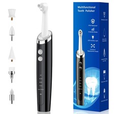 Tooth Polisher, Rechargeable Teeth Polisher for Daily Cleaning, Whitening and...