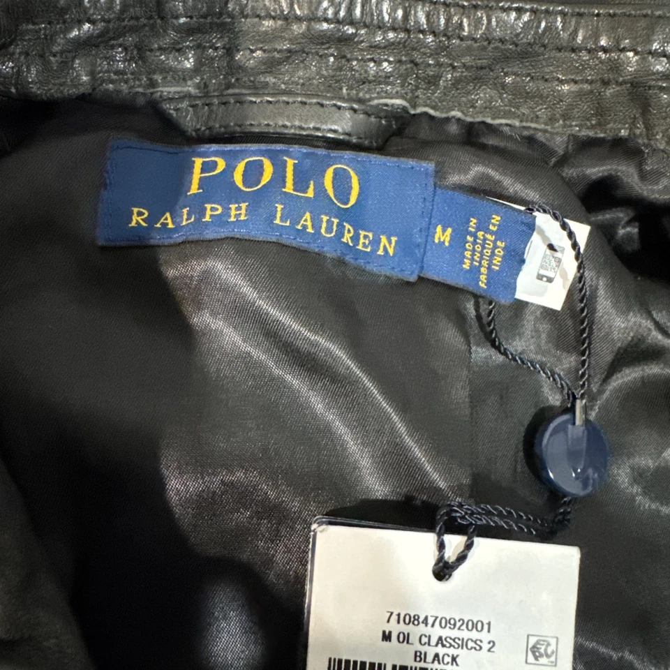 Ralph Lauren Polo M 皮革夹克零售价 748 美元 — 第 2/4 张图片