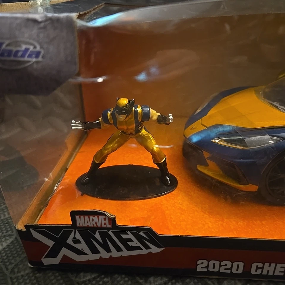 Marvel X-Men Wolverine & 2020 Chevrolet Corvette Stingray Jada Toys Die-Cast — 第 2/4 张图片