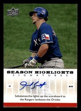 #SHS-JS Jarrod Saltalamacchia 2008 Upper Deck Season Highlights Signatures
