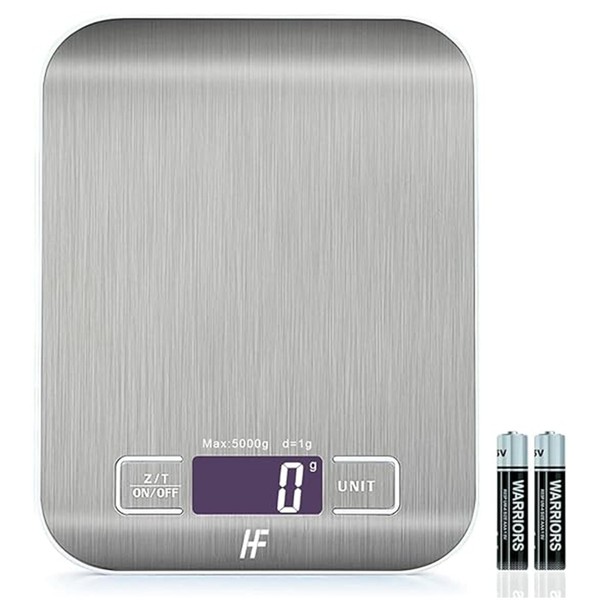 Digitale KüChenwaage Edelstahl Plattform LED Display 5Kg 1G PräZision Tara-image