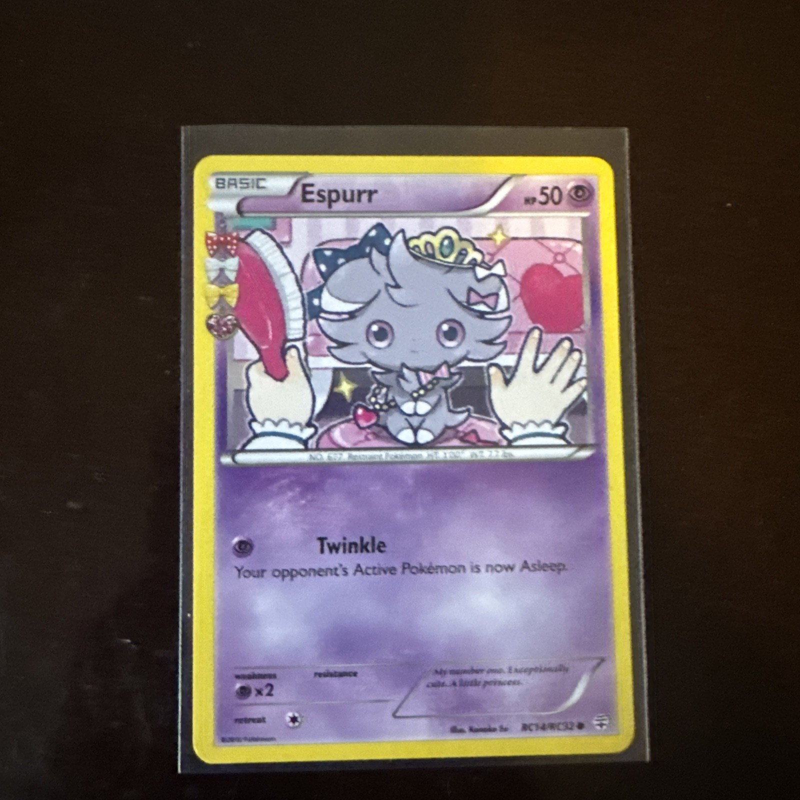 Pokémon TCG Espurr RC14-32 Generations: Radiant Collection Regular Card LP