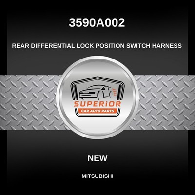 Genuine 2008-2015 Mitsubishi Rear Diff Lock Position Switch Harness 3590A002