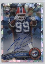 2011 Topps Chrome Crystal Atomic Refractor Rookie 42/50 Marcell Dareus Auto 0o3b