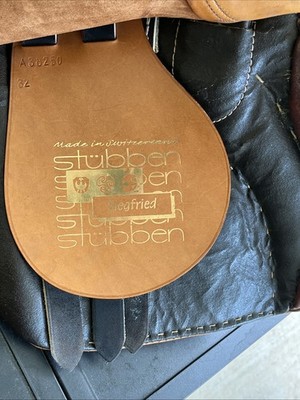 Étriers En Cuir Stubben - 53 Pouces De Long, 1 Pouce De Large - Marron - Réf 32Y