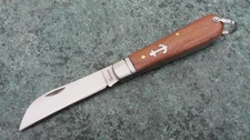 Wood Handle Marine Folding Knife