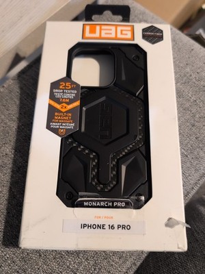 UAG Urban Armor Gear Monarch Pro Case Apple iPhone 16 Pro Black Carbon Fiber