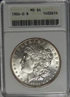 1904-O ANACS MS 64 MORGAN DOLLAR -WG15