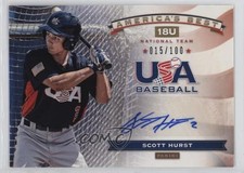 2013 USA Baseball Box Set 18U National Team America's Best Scott Hurst Auto 0a2