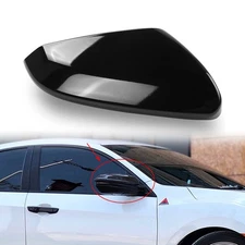 Right Passenger Side Mirror Cap Cover Glossy Black For Honda Civic 2016-2021 US